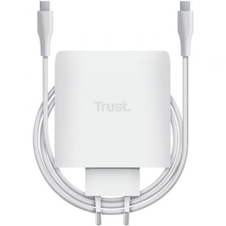 Cargador De Pared Gan Trust Maxo 100W/ 2Xusb Tipo-C/ Incluye