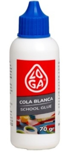 EXP/25 BOTES DE COLA BLANCA LOGA 70G