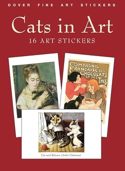 Cats in Art: 16 Art Stickers
