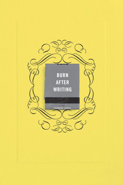 Burn after writing - Yellow