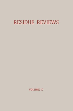 Residue Reviews / R�ckstands-Berichte