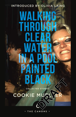 WALKING THROUGH CLEAR WATER IN A POOL PAINTED BLACK