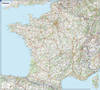 Mapa plastificado France
