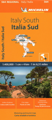MAPA REGIONAL ITALIA SUD 1:400000 (MICHELIN 563)