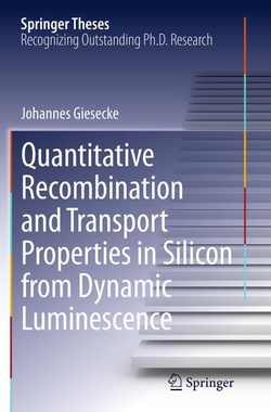 Quantitative Recombination and Transport Properties in Silicon from Dynamic Luminescence