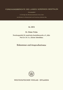 Einkommen und Anspruchsniveau