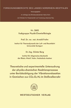 Theoretische und experimentelle Untersuchung der physiko-chemischen Reaktionsprozesse unter Ber�cksichtigung der Vibrationsrelaxation in Gemischen aus