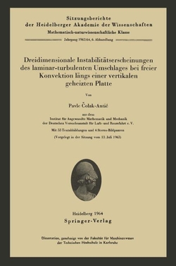 DREIDIMENSIONALE INSTABILIT�TSERSCHEINUNGEN DES LAMINAR-TURBULENTEN UMSCHLAGES B