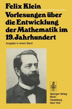 VORLESUNGEN �BER DIE ENTWICKLUNG DER MATHEMATIK IM 19. JAHRHUNDERT