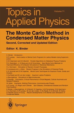 THE MONTE CARLO METHOD IN CONDENSED MATTER PHYSICS