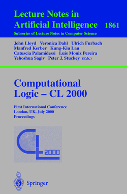 COMPUTATIONAL LOGIC - CL 2000