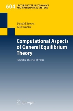 COMPUTATIONAL ASPECTS OF GENERAL EQUILIBRIUM THEORY