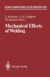 MECHANICAL EFFECTS OF WELDING