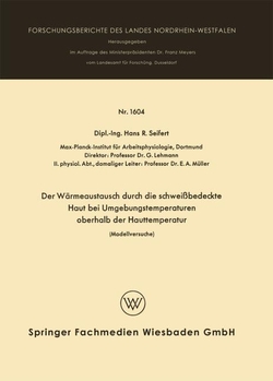 DER W�RMEAUSTAUSCH DURCH DIE SCHWEI BEDECKTE HAUT BEI UMGEBUNGSTEMPERATUREN OBE
