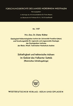 Schiefrigkeit und tektonische Achsen im Gebiet des Velberter Sattels (Rheinisches Schiefergebirge)