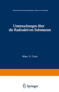 Untersuchungen �ber die Radioaktiven Substanzen
