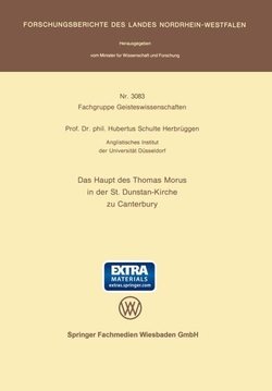 Das Haupt des Thomas Morus in der St. Dunstan-Kirche zu Canterbur