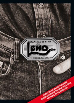 MANERAS DE VIVIR:LE�O Y EL ORIGEN DEL ROCK URBANO