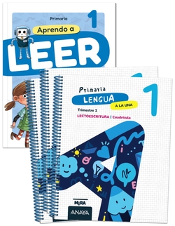 Lengua 1. A la una. Cuadrícula. + Aprendo a leer con Detectives d