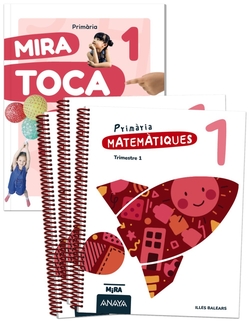 Matemàtiques 1. + Mira, toca, sent... les mates 1