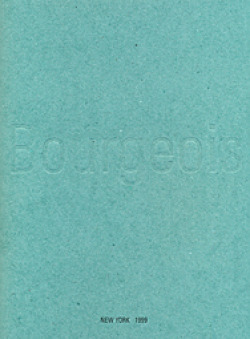 BOURGEOIS CUADERNO DEL ARTISTA **