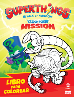 LIBRO PARA COLOREAR SUPERTHINGS KP
