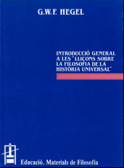 Lli�ons sobre la Filosofia de la Hist�ria Universal. Introdu