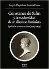 Constance de Salm y la modernidad de su discurso feminista.