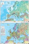 Mapa Europa f�sico-pol�tico, E 1:5.500.000