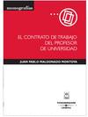 El contrato de trabajo del profesor de universidad