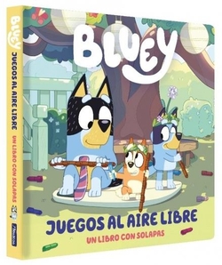 Bluey. Libro de cart�n con solapas - Juegos al aire libre
