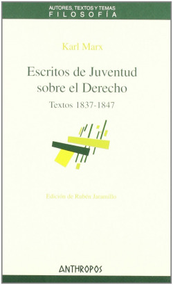 ESCRITOS DE JUVENTUD SOBRE EL DERECHO