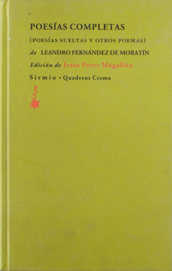 POESIAS COMPLETAS -MORATIN-