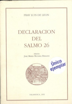 Declaraci�n del salmo 26