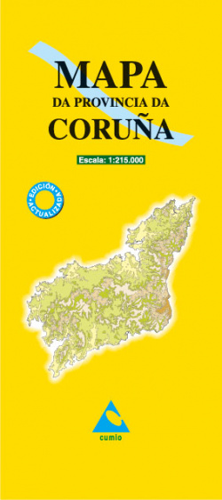 Mapa da provincia da Corua