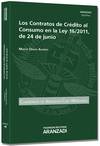 Los Contratos de Cr�dito al Consumo en la Ley 16/2011, de 24 de junio
