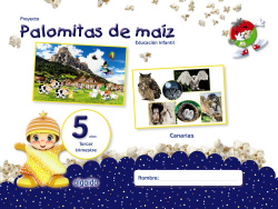 PROYECTO PALOMITAS DE MAIZ 5 A�OS 3�TRIMESTRE CANARIAS