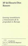 Leasing inmobiliario y transmisi�n de la propiedad en Europa