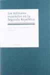 MILITARES ESPA�OLES II REPUBLICA
