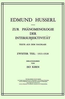 Zur Ph�nomenologie der Intersubjektivit�t