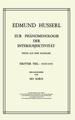 Zur Ph�nomenologie der Intersubjektivit�t