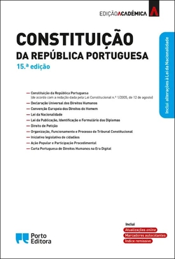 Constitui�ao da Rep�blica Portuguesa - Edi�ao Acad�mica