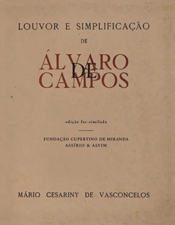 Louvor e Simplifica�ao de Alvaro de Campos