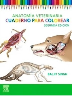 Anatomía veterinaria. Cuaderno para colorear