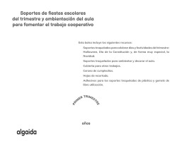PICAPICA 3 AÑOS 1ºTRIMESTRE