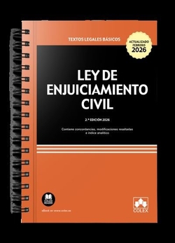 Ley de Enjuiciamiento Civil - ENCUADERNACI�N CON ESPIRAL