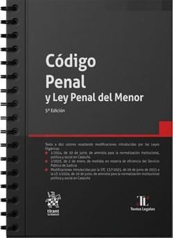C�digo penal y ley penal del menor 5� Edici�n (GS)
