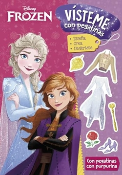 FROZEN. VÍSTEME CON PEGATINAS 3