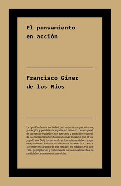 El pensamiento en acci�n